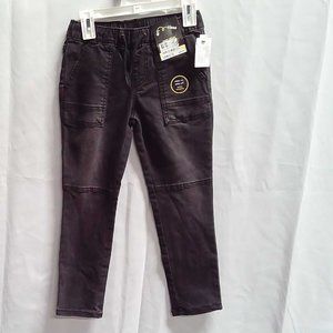 New JOGGER pants for kids without closure, adjustable at the waist, black